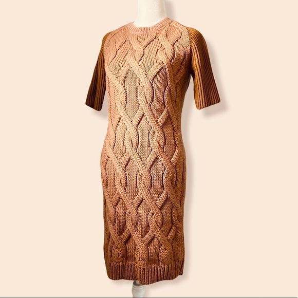 CARVEN Cable-Knit Sweater Dress - Picture 7 of 9